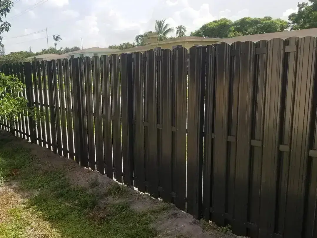 Fence made of aluminium in Townsville