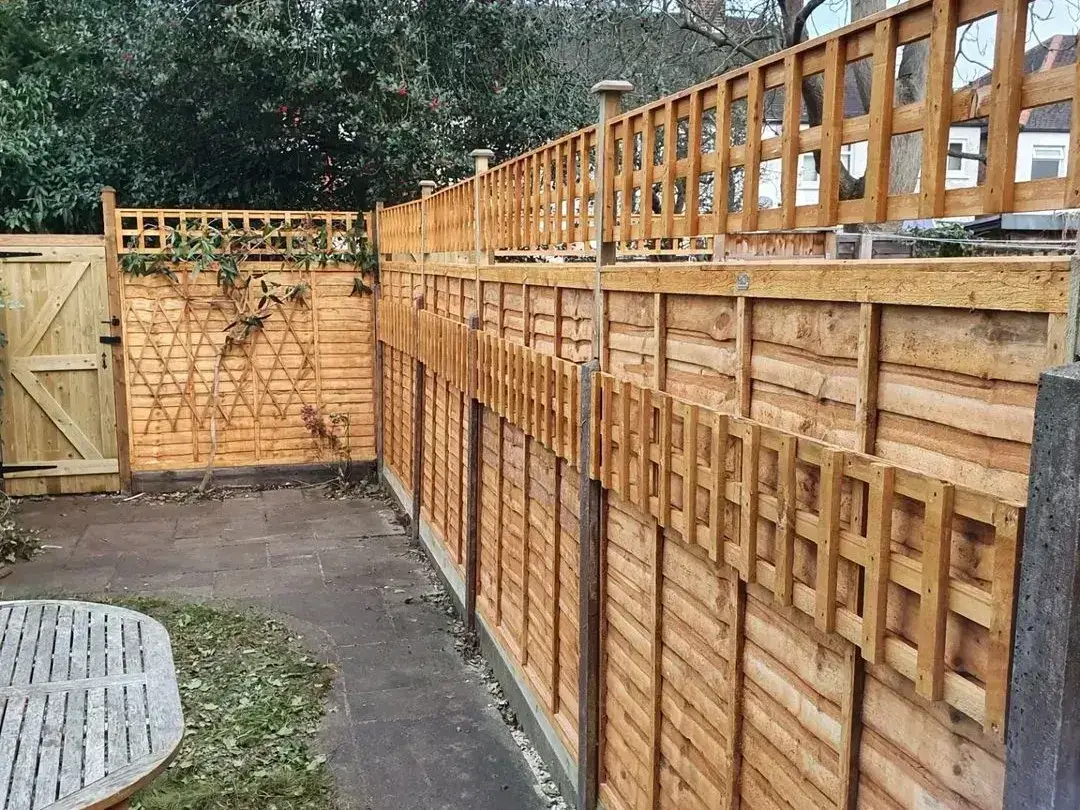 Wooden backyard fence in Townsville
